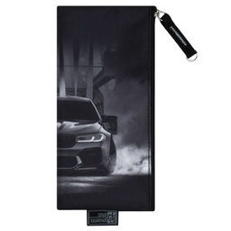 Пенал школьный Феникс+, арт.72003/ 30 ДРАЙВ (без наполнения, 19.5х9 см, микрофибра на ПВХ-основе, мо