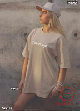 Футболка oверсайз с принтом