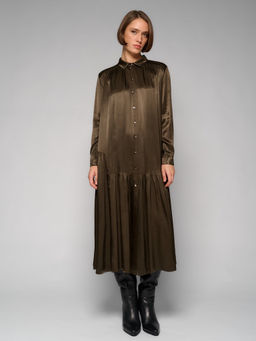 Платье женское 12411-35141 dark khaki - Eleganzza фото 10