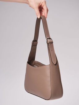 Сумка багет Deboro 31046 таупе