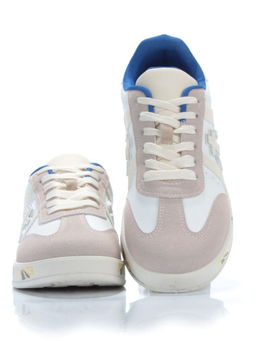 05-6015-2 WHITE/BEIGE Кроссовки женские (искусственные материалы) - No name фото 13