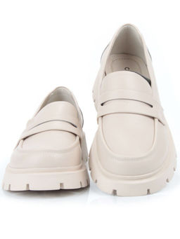 03-5920-2 BEIGE Лоферы женские (натуральная кожа) - Фабричный китай фото 9