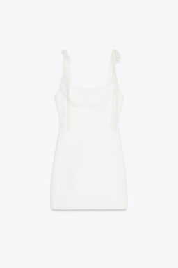 SHORT DRESS WITH BOWS - Zara фото 6
