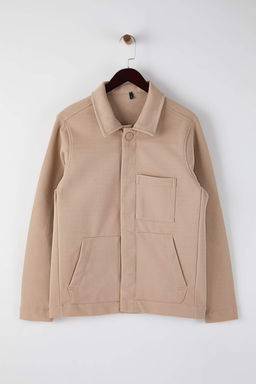 Antrasit Regular Erkek Mont TMNAW26MO00033 - Trendyolmilla фото 4