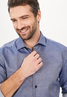 Сорочка мужская длинный рукав GREG 223/131/8179/ZV/1_GB  фото 7