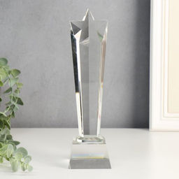 Фигурка стекло Стела наградная. Звезда-кристалл, 24?7?5.5 см