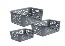 Набор корзин Leaves 3шт. арт. С44804 - Elfplast фото 2