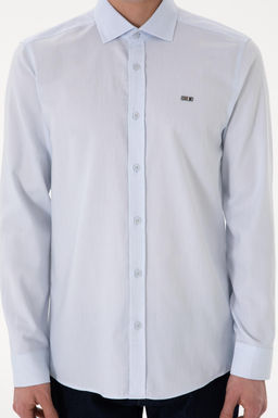 Erkek A__k Mavi Uzun Kollu Basic G_mlek Sepette S_rpriz _ndirim - U.s. polo assn фото 6