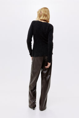 C?rdigan en punto de canal? con peplum - H&m фото 8