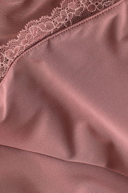 Top de tirantes finos con ribete de encaje - H&m фото 6