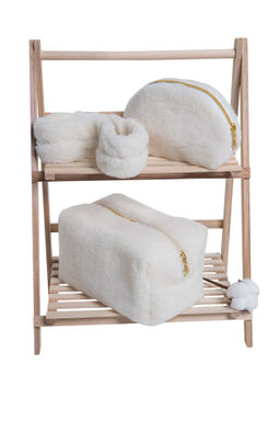 Набор косметичек Тедди ваниль