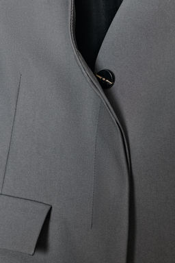 LONG DOUBLE-BREASTED WAISTCOAT - Zara фото 8