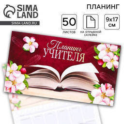 Планер мини с отрывными листами Планинг учителя