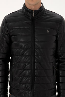 Erkek Siyah Deri Ceket - U.s. polo assn фото 6