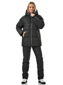 Куртка зимняя с капюшоном на синтепоне