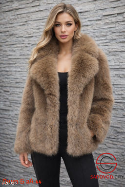 Шуба женская из искусственного меха