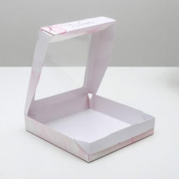 Цена за 5 шт. Кондитерская упаковка, коробка с ламинацией «Улыбнись», 20×20×4 см