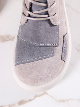 Ботинки EDART 305.927 be. ваниль серый замша/байка - Ed'art фото 7