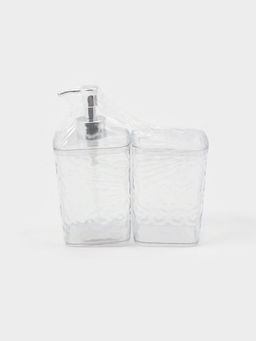 Набор для ванной 2 предмета (дозатор, стакан)