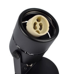 DLC-S612 GU10/B BLACK Светильник декоративный накладной, серия Sotto. Без лампы, цоколь GU10. Выкл. на корпусе. Металл. Черный. TM Fametto