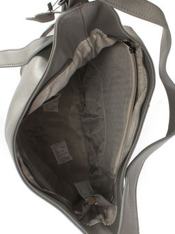 Сумка женская натуральная кожа GU 1002-8320, 1отд+еврокарм, плечевой ремень, серый SALE 251645 - Adelia фото 3