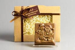 Шоколадная фигурка «Дед Мороз и Снеговик»