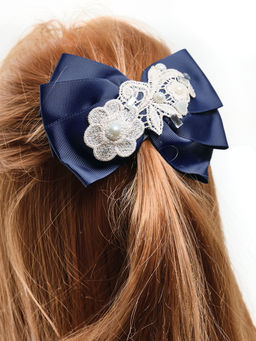 Заколка-автомат PU0331 синий