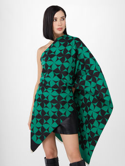 в составе ШЕРСТЬ и КАШЕМИР Большой, мягкий, теплый однотонный двусторонний палантин. - Tantino фото 4