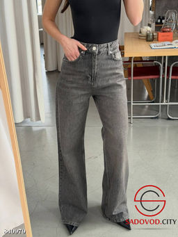 Джинсы с высокой посадкой