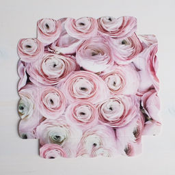 Цена за 5 шт. Коробка для печенья, кондитерская упаковка с PVC крышкой, My best wishes, 15 х 15 х 3 см