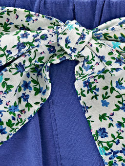 Шорты для девочки с поясом UD 4716 красный - Mini maxi фото 8