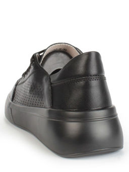 05-PDD180-6 BLACK Кроссовки женские (натуральная кожа) - Фабричный китай фото 6