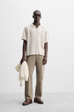 STRIPED TEXTURED SHIRT