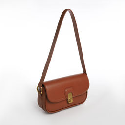 Сумка женская багет TEXTURA на молнии, 21×6×11 см, коричневая