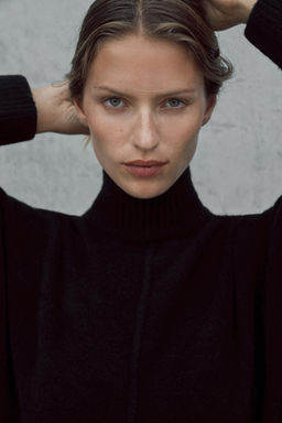 VESTIDO CORTO PUNTO SOFT / Negro - Zara фото 3