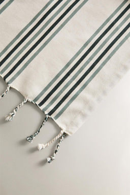 STRIPED COTTON WRAP BEACH TOWEL - Zara фото 4