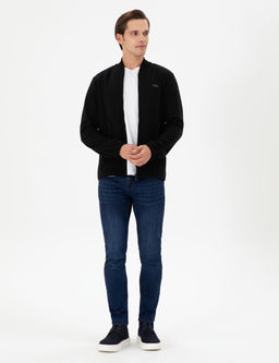 Мужской черный вязаный кардиган Неожиданная скидка в корзине - U.s. polo assn фото 4