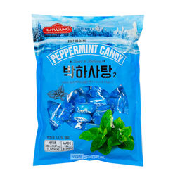 Леденцовая карамель со вкусом перечной мяты Peppermint Candy Ilkwang, Корея, 280 г Акция