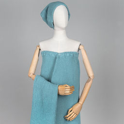 24С124-ШР/039/у/уп Комплект для сауны "Зефир мини" цв. 2010 рис. 166 голубая ель