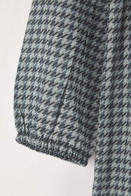 Siyah Ekose / Kareli Bebe Yaka A-line K?z Cocuk Orme Elbise TKDAW26EL00006 - Trendyolmilla фото 2