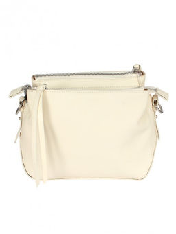 Сумка женская натуральная кожа GU 2066-79022, 3отд, 2плеч/рем, молочный SALE 264149 - Adelia фото 2