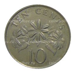 10 центов 1989 года Сингапур
