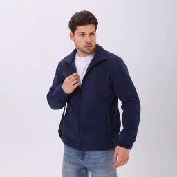 RODOS Толстовка на молнии мужская флис М-321 Синий