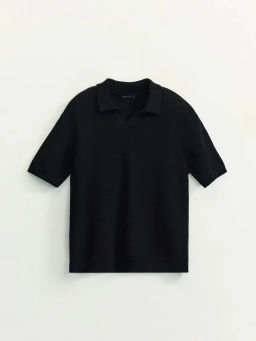 Джемпер поло фактурной вязки / Zarina фото 6