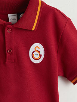 Polo Yaka Galatasaray Bask?l? Erkek ?ocuk Ti??rt