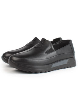 03-5306 BLACK Полуботинки женские (натуральная кожа)