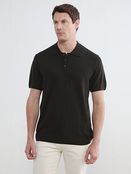 Polo Yaka Erkek Triko Kazak