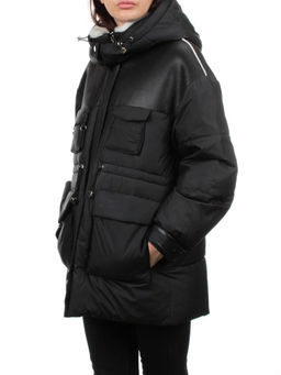 338-X01BLACK Куртка зимняя женская (200 гр. холлофайбер) - Fashion фото 5