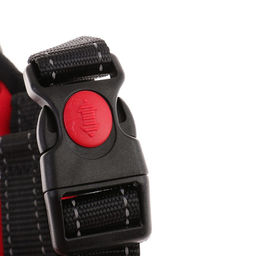 Шлейка К7 мягкая светоотражающая, размер S, ОГ 44-55 см, вес 5-9 кг, красная - Пижон фото 6