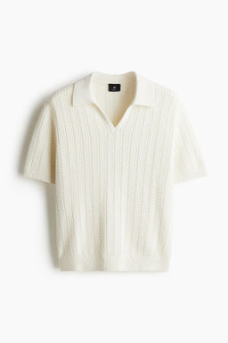 Polo en punto texturizado Regular Fit - H&m фото 3